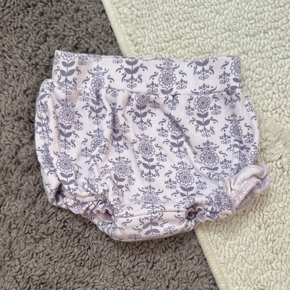 kate quinn Light Pink Floral Baby Bloomers